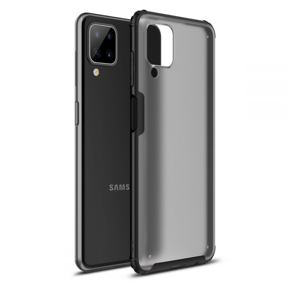 etui Tech-protect Hybridshell Frost czarne Samsung Galaxy A12