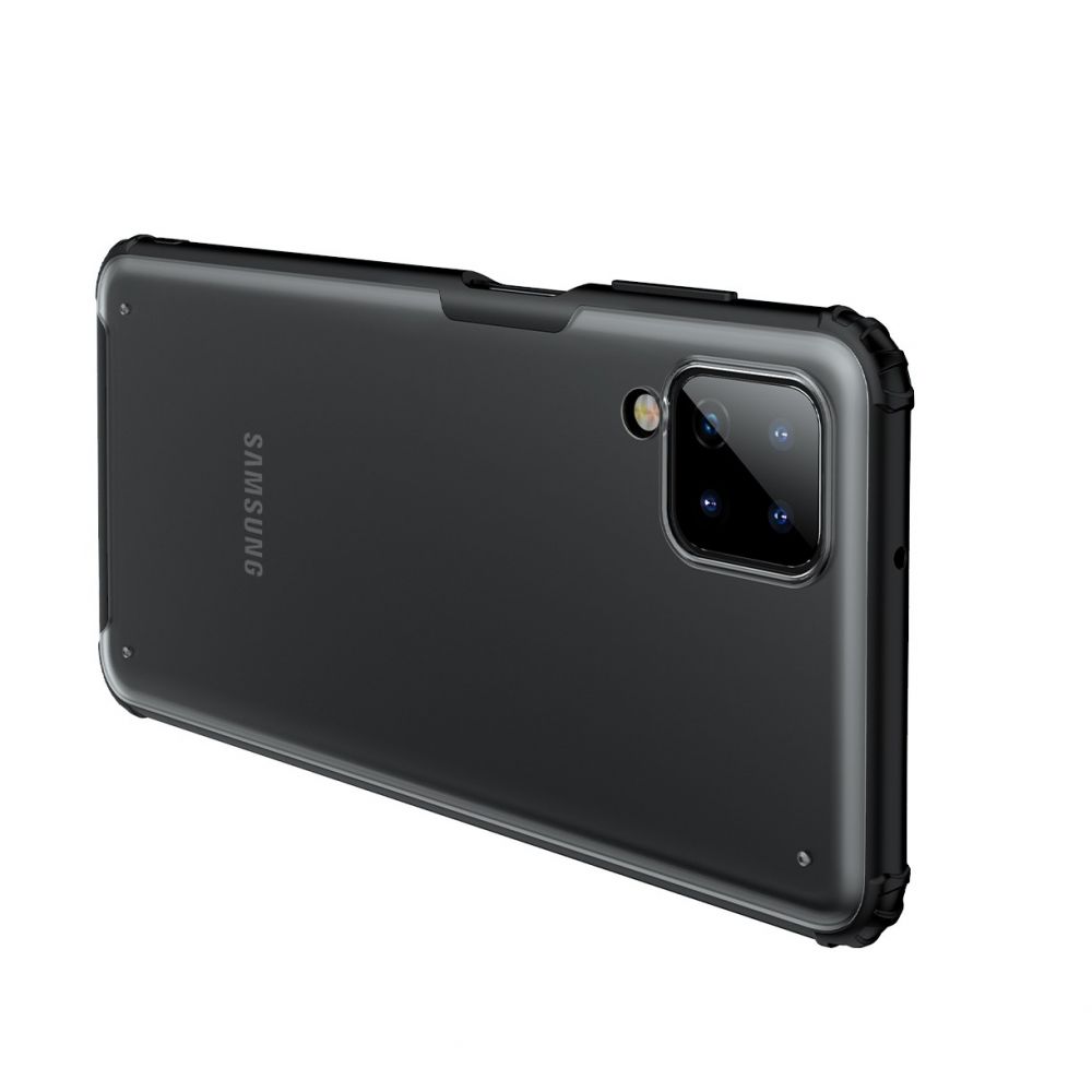 etui Tech-protect Hybridshell Frost czarne Samsung Galaxy A12 / 2