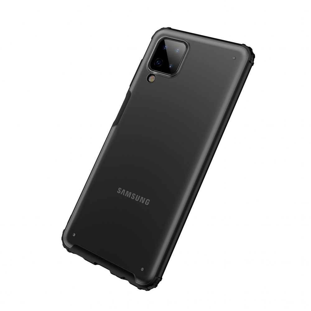 etui Tech-protect Hybridshell Frost czarne Samsung Galaxy A12 / 6