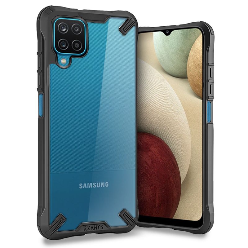 etui Tech-protect Rzants czarne Samsung Galaxy A12