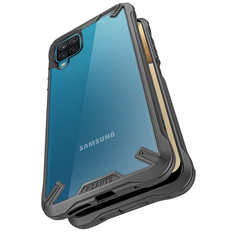 etui Tech-protect Rzants czarne Samsung Galaxy A12 / 7