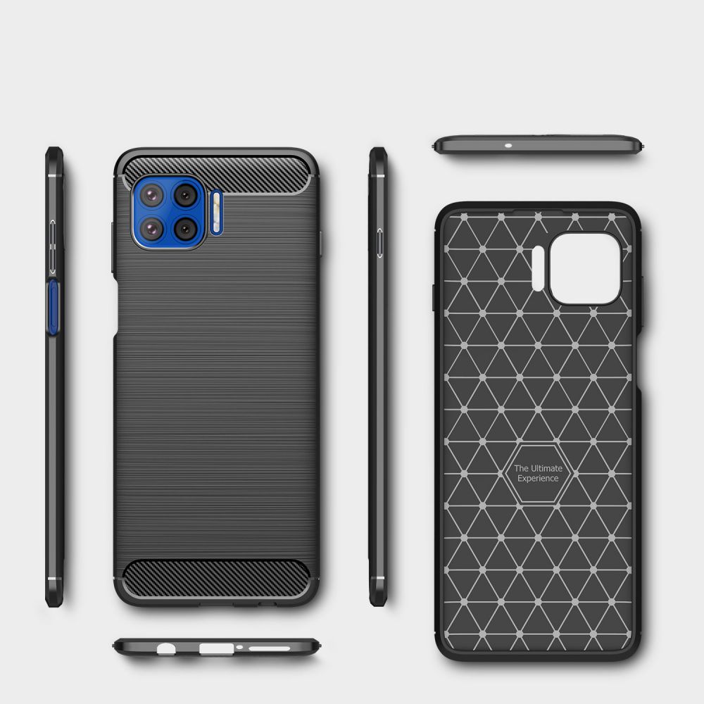 etui Tech-Protect TPU Carbon Czarne Motorola Moto G 5G Plus / 10