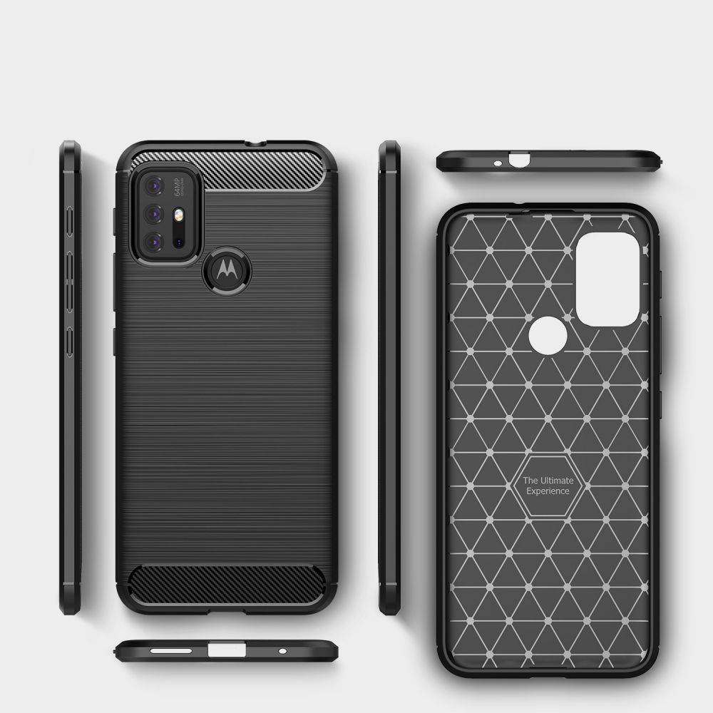 etui Tech-Protect TPU Carbon czarne Motorola moto G10 / 8