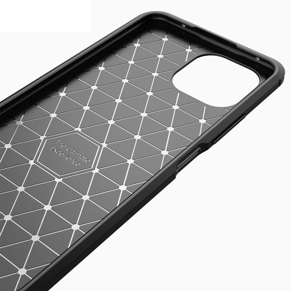 etui Tech-Protect TPU Carbon czarne Xiaomi Mi 11 Lite / 4