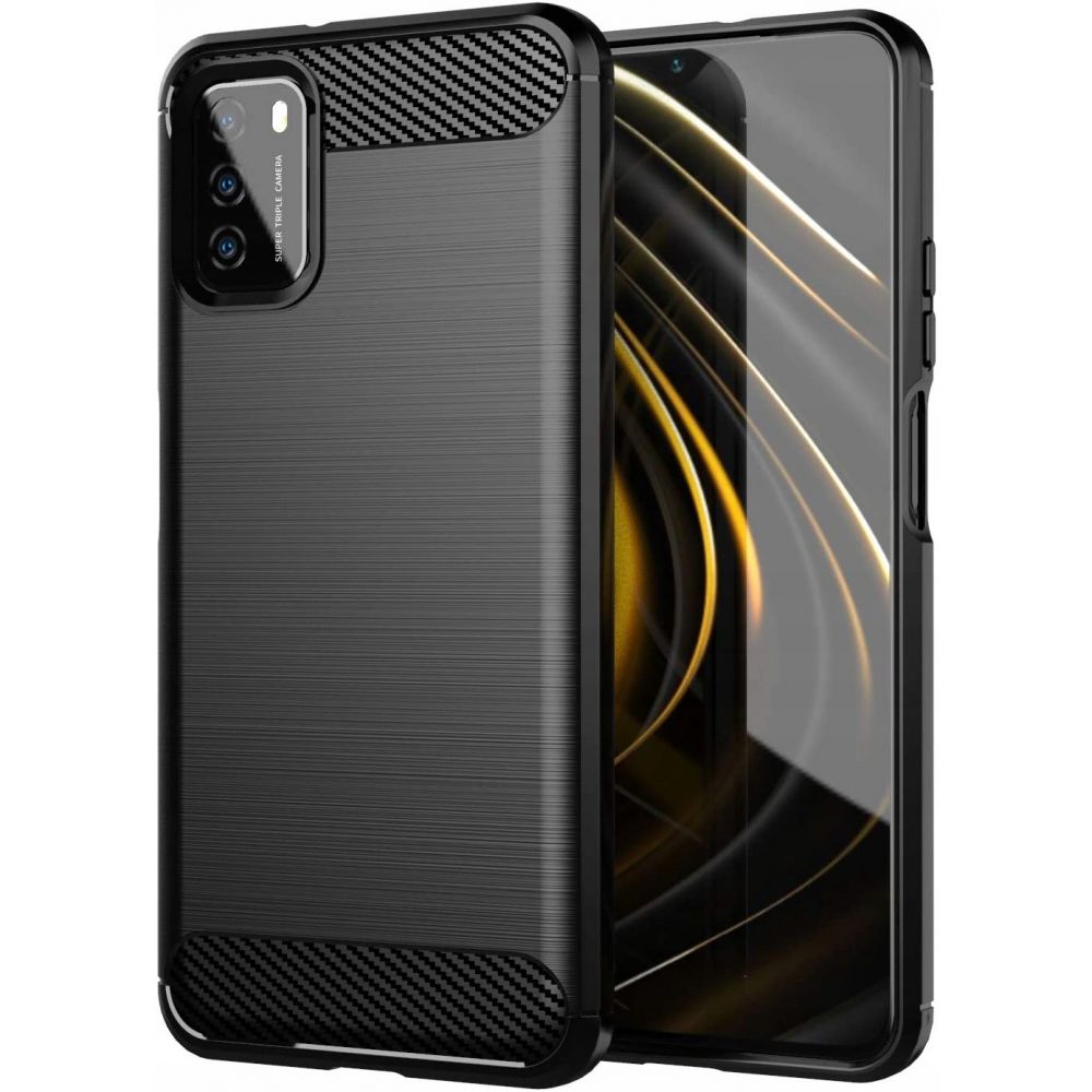 etui Tech-Protect TPU Carbon czarne Xiaomi POCO M3