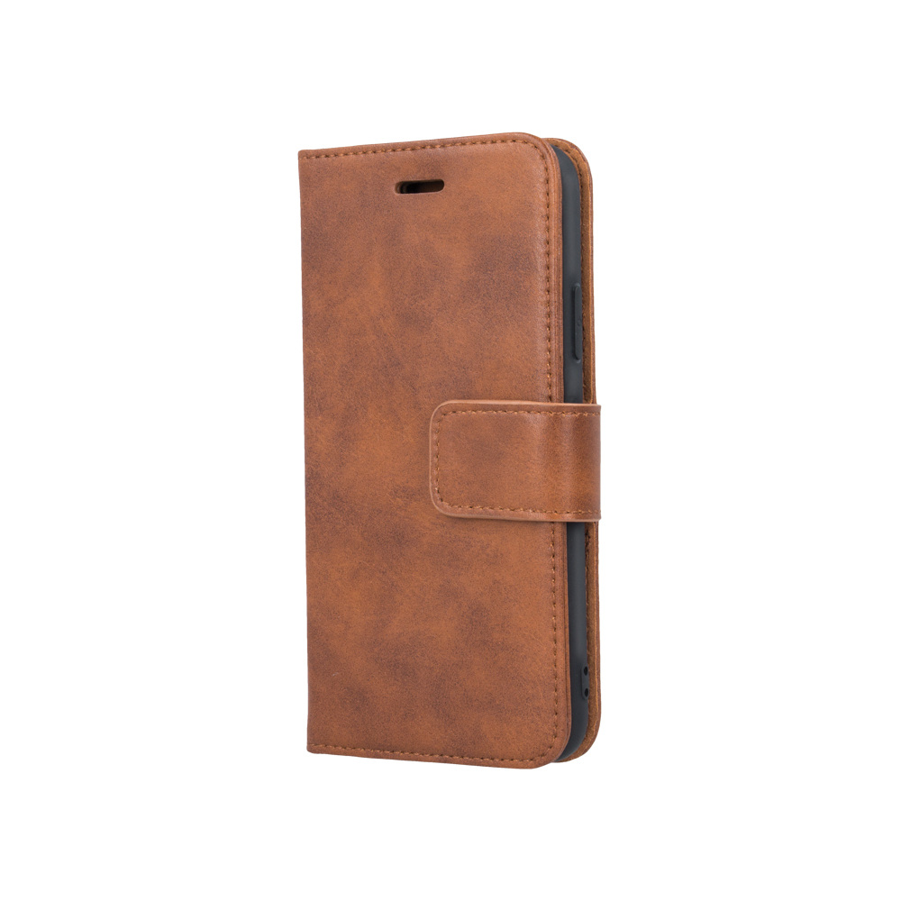 Forever Classic Leather Book Case brzowy Apple iPhone XR