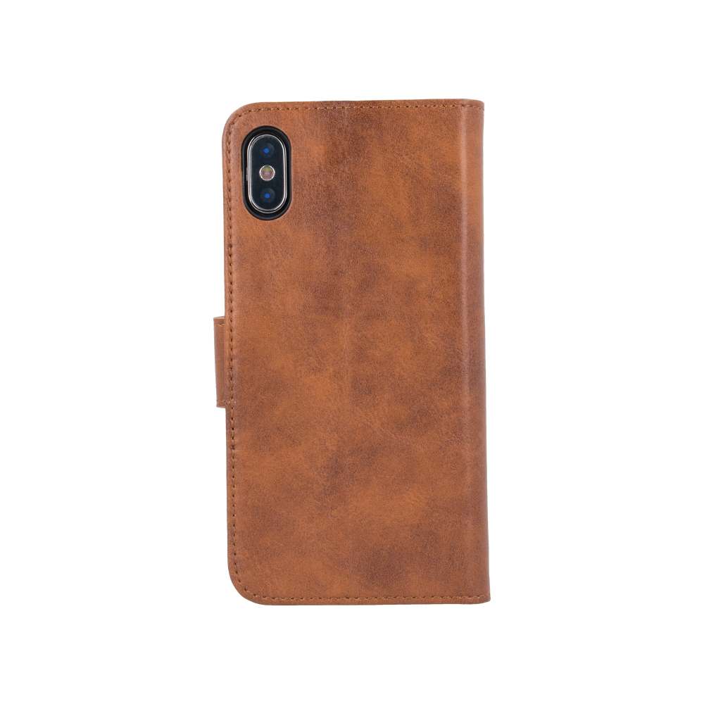 Forever Classic Leather Book Case brzowy Apple iPhone XR / 4