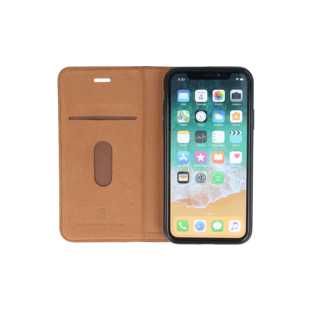 Forever Gamma 2in1 Leather Book Case brzowy Huawei P30 / 6