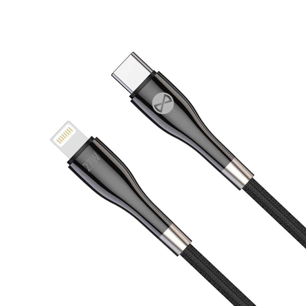 Forever kabel Sleek USB-C - Lightning 1,0 m 27W czarny