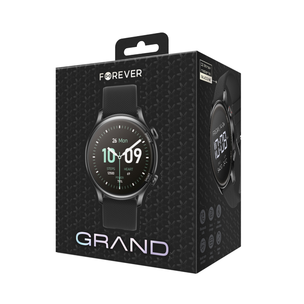 Forever Smartwatch Grand SW-700 czarny / 9