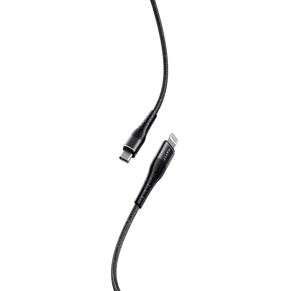 HAVIT kabel  HV-RH14 USB-C - Lightning  1,2m czarny / 2