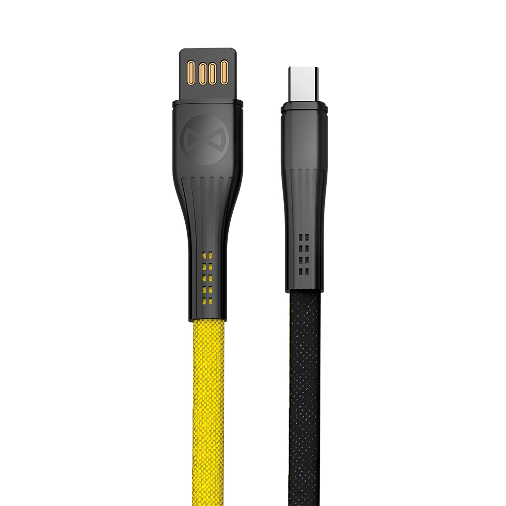 Kabel USB typ-C Extreme 3A 1m czarno-ty Core / 2