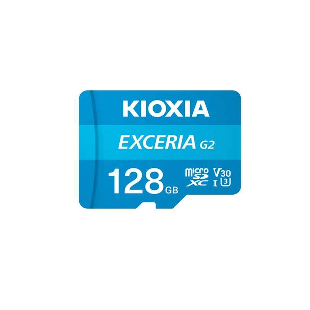 KIOXIA Karta pamici 128GB microSD Exceria (gen 2) UHS I U3 V30 z adapterem