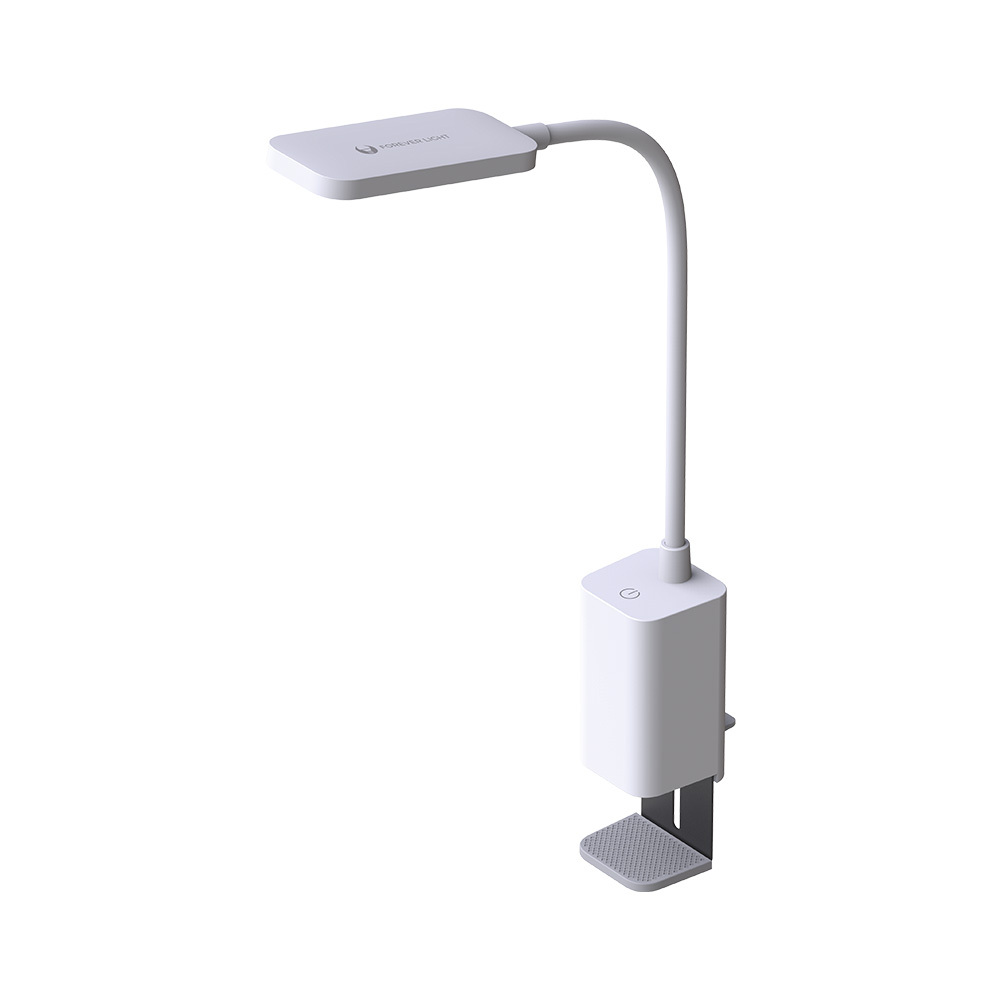 Lampa biurkowa LED 6W z klipsem PURE FLB-10 KIRSTEN biaa Forever Light