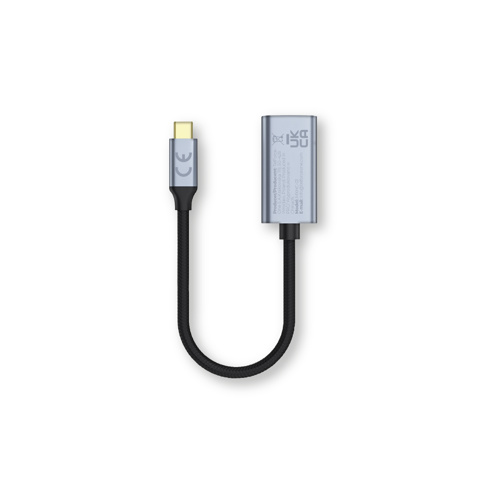 Maxlife adapter MXHC-01 HDMI - USB-C 4K 60HZ czarny / 2