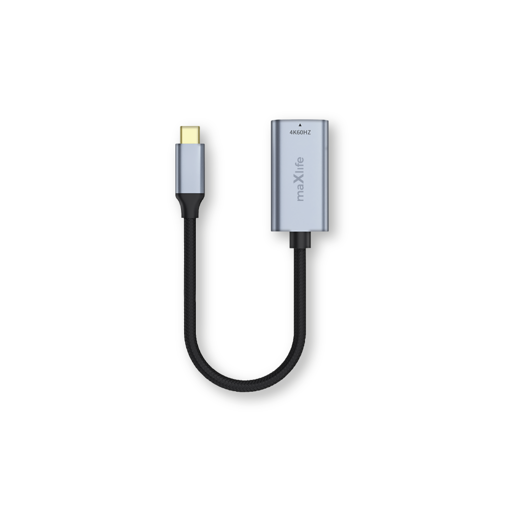 Maxlife adapter MXHC-01 HDMI - USB-C 4K 60HZ czarny / 3