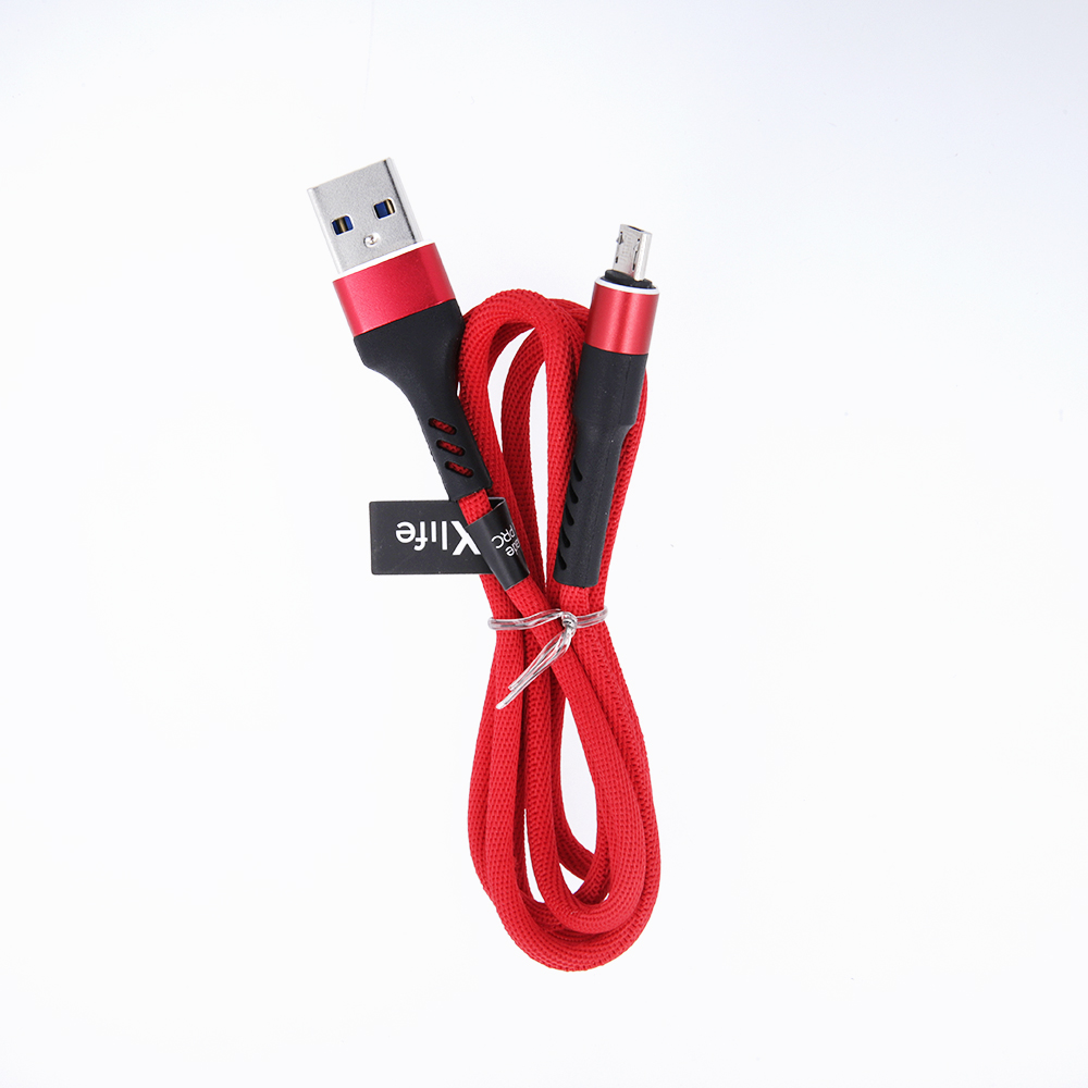 Kabel Maxlife MXUC-01 Type-C Fast Charge 2A czerwony / 3