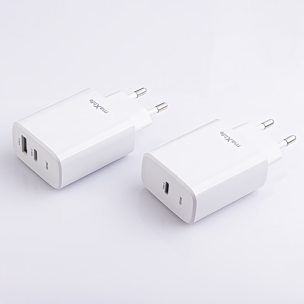 Maxlife adowarka sieciowa PD QC MXTC-10-20C 1x USB-C 20W biaa / 12