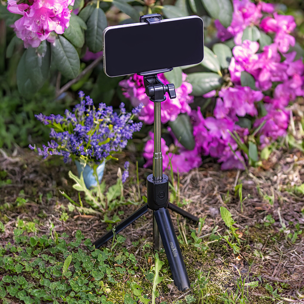 Maxlife selfie stick Bluetooth tripod MXST-100 czarny / 9