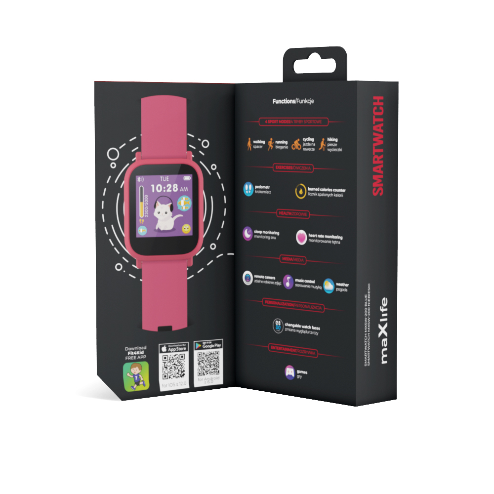 Maxlife smartwatch Kids MXSW-200 rowy / 11