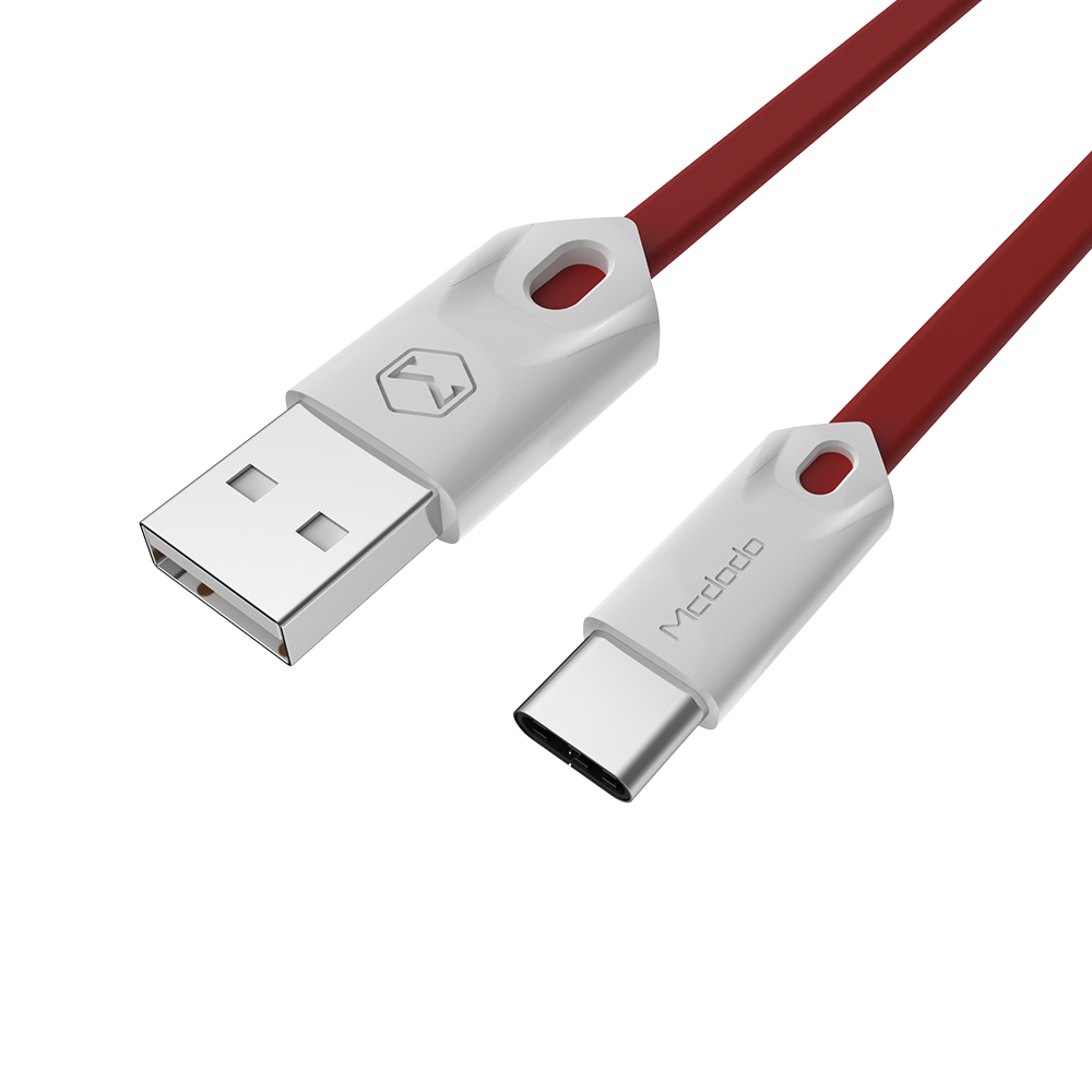 Mcdodo kabel USB Gorgeous typ-C czerwony 1m 2,4A CA-4883 / 2