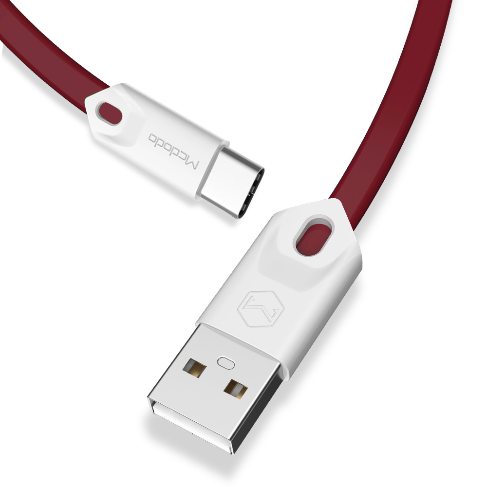 Mcdodo kabel USB Gorgeous typ-C czerwony 1m 2,4A CA-4883 / 4
