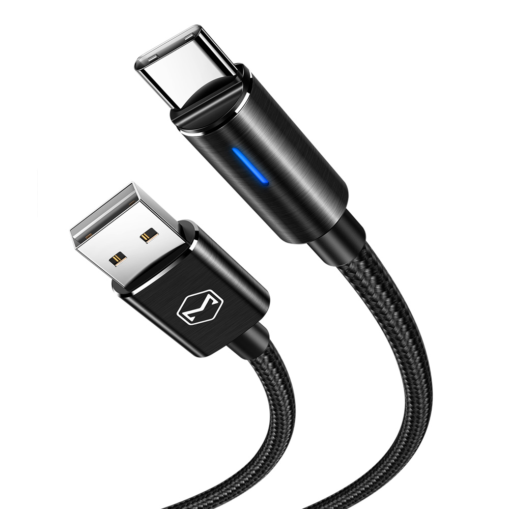 Mcdodo kabel USB King typ-C czarny 1,5m z automatycznym wyczaniem CA-6171 / 2