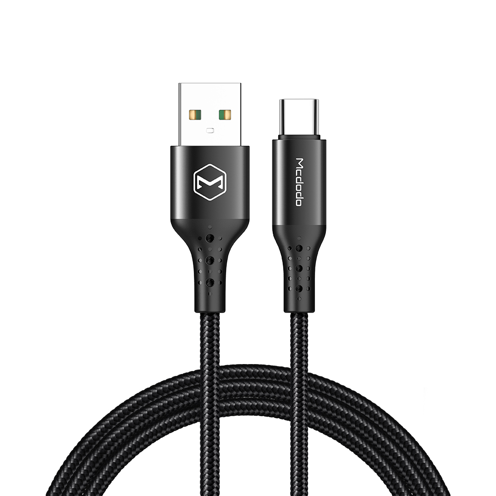 Mcdodo kabel USB Nest typ-C czarny 1,5m 5A CA-7430