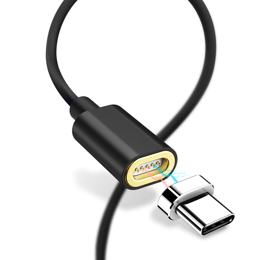 Mcdodo kabel USB Suspending typ-C czarny 1,5m magnetyczny CA-5490 / 2