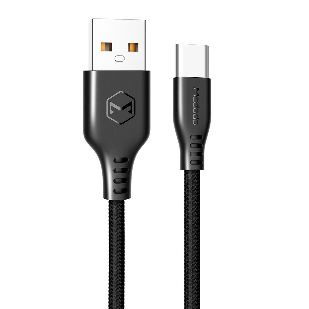 Mcdodo kabel USB Warrior typ-C czarny 1m CA-5170