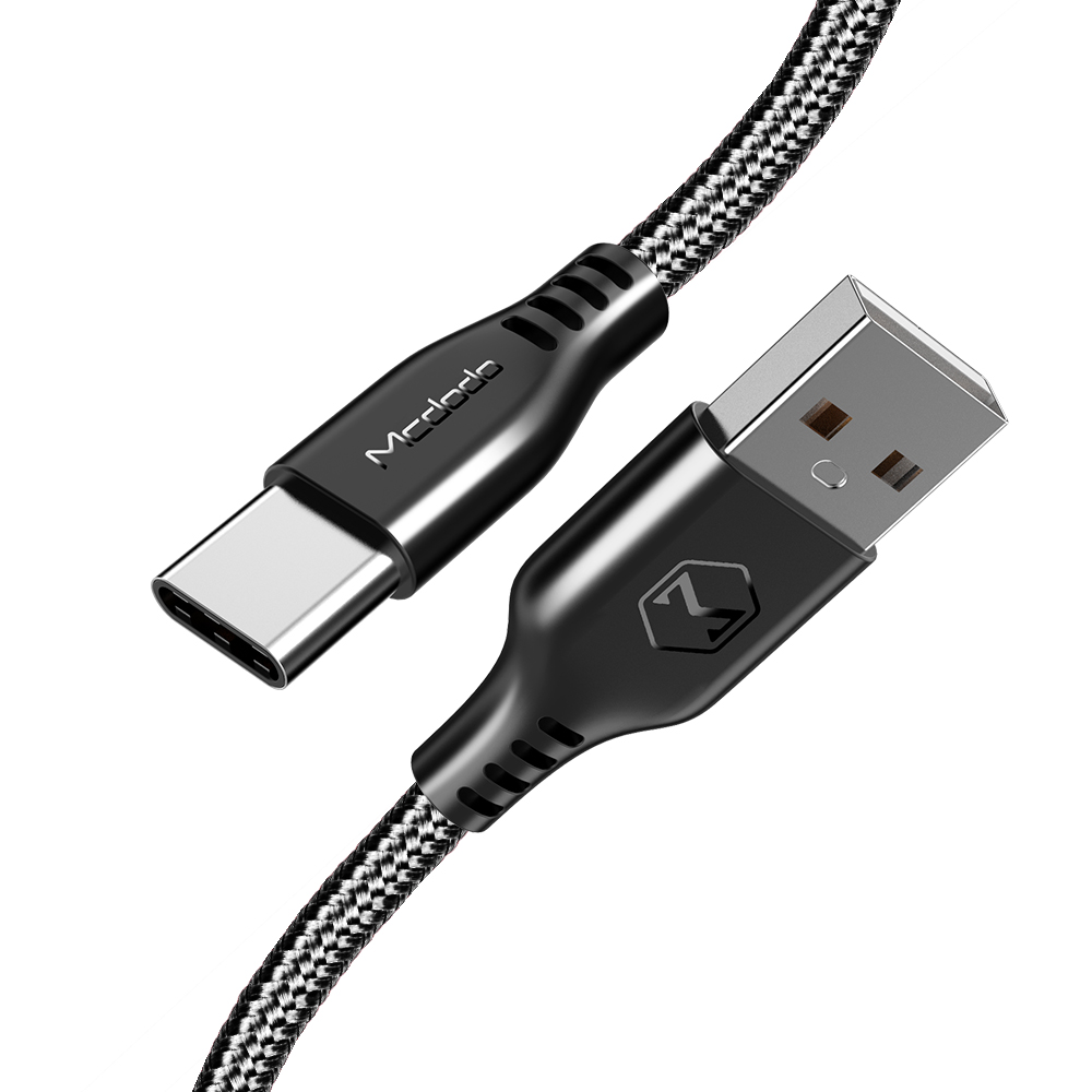 Mcdodo kabel USB Warrior typ-C czarny 1m CA-5170 / 2