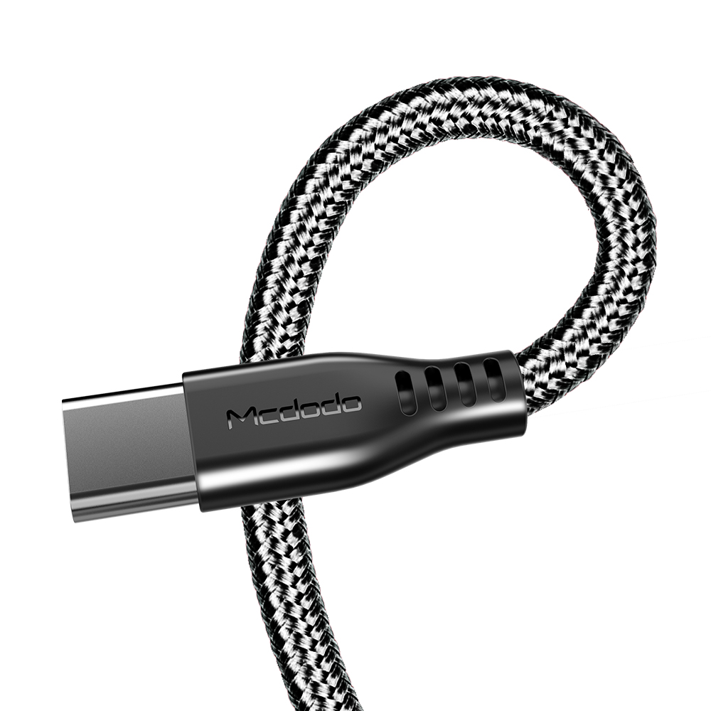 Mcdodo kabel USB Warrior typ-C czarny 1m CA-5170 / 4