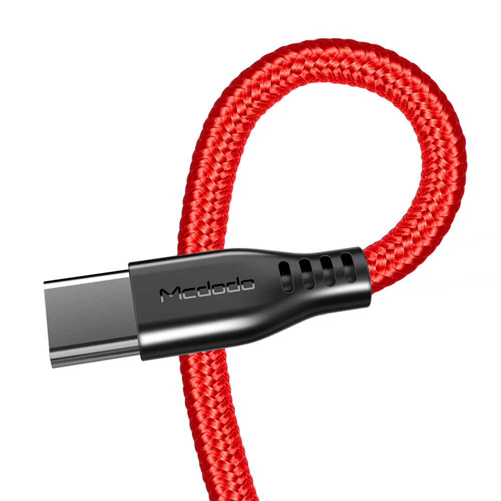 Mcdodo kabel USB Warrior typ-C czerwony 1m CA-5172 / 4