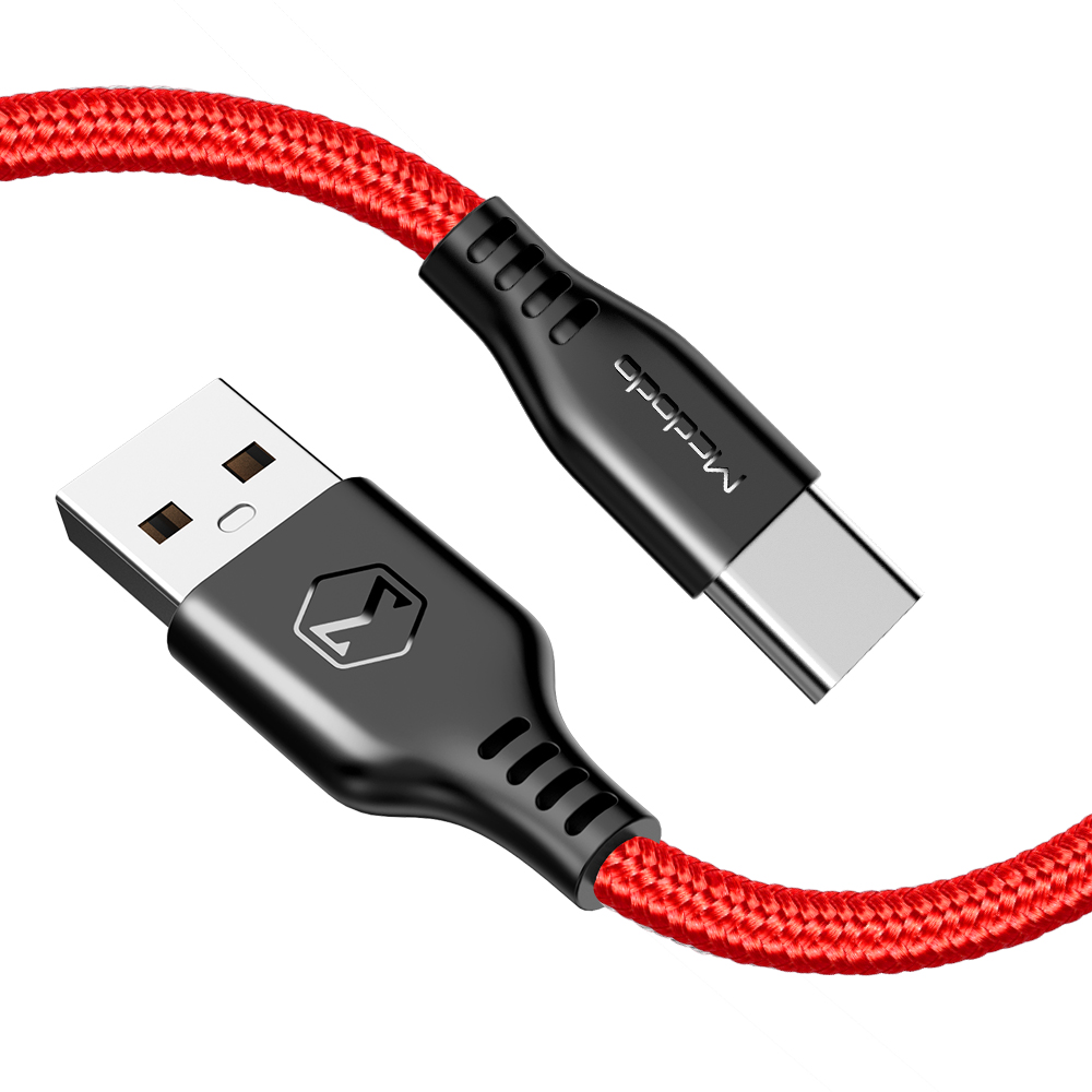 Mcdodo kabel USB Warrior typ-C czerwony 1m CA-5172 / 6