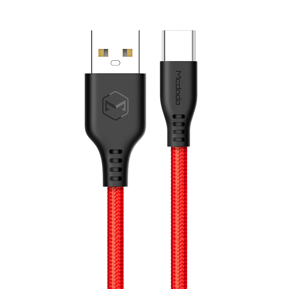 Mcdodo kabel USB Warrior typ-C czerwony 1m CA-5172 / 7
