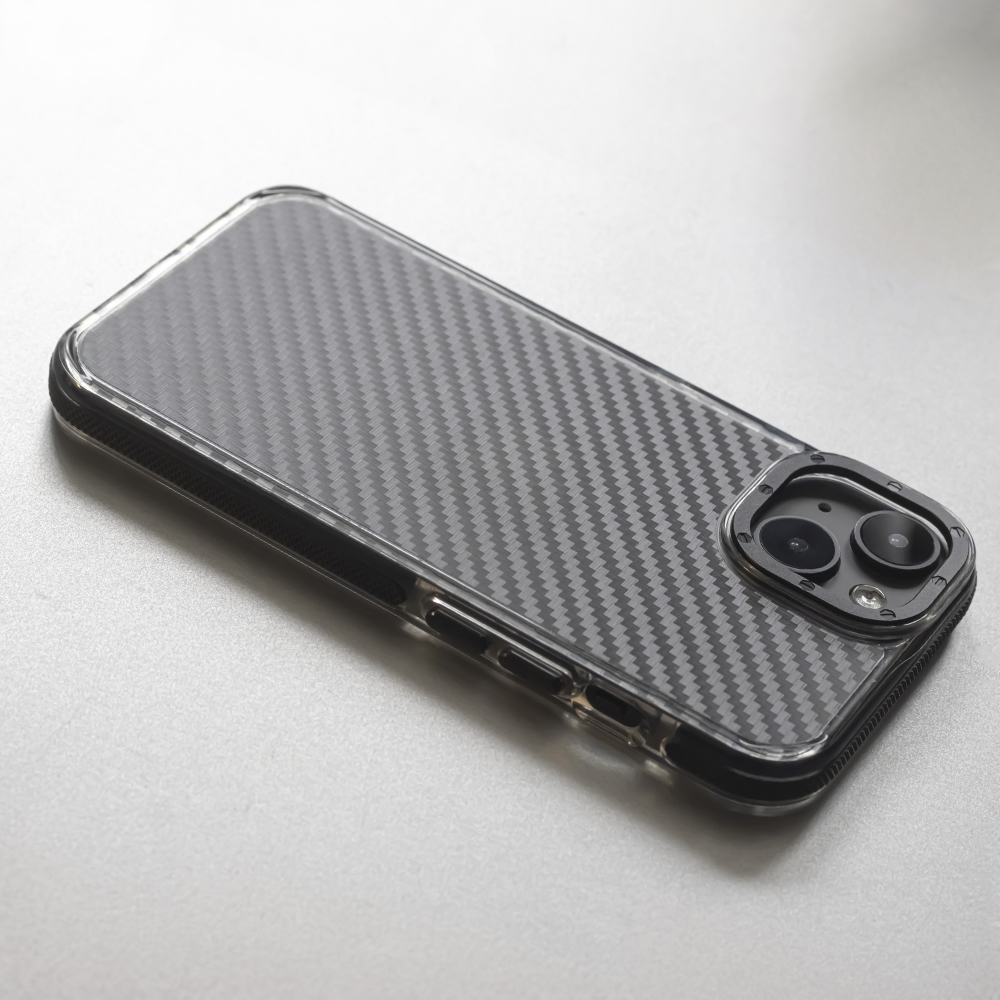 Nakadka Acrylic Carbon czarny Apple iPhone 15 Pro / 10