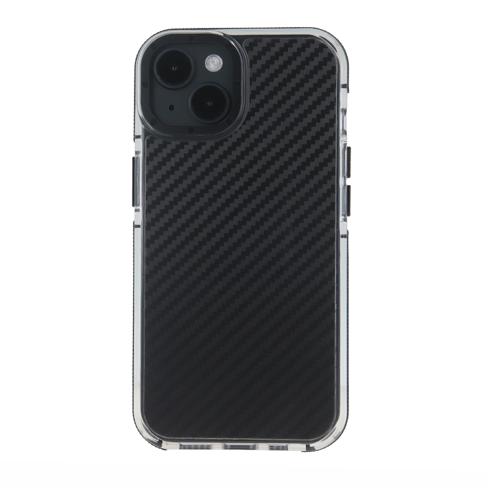 Nakadka Acrylic Carbon czarny Apple iPhone 15 Pro / 3