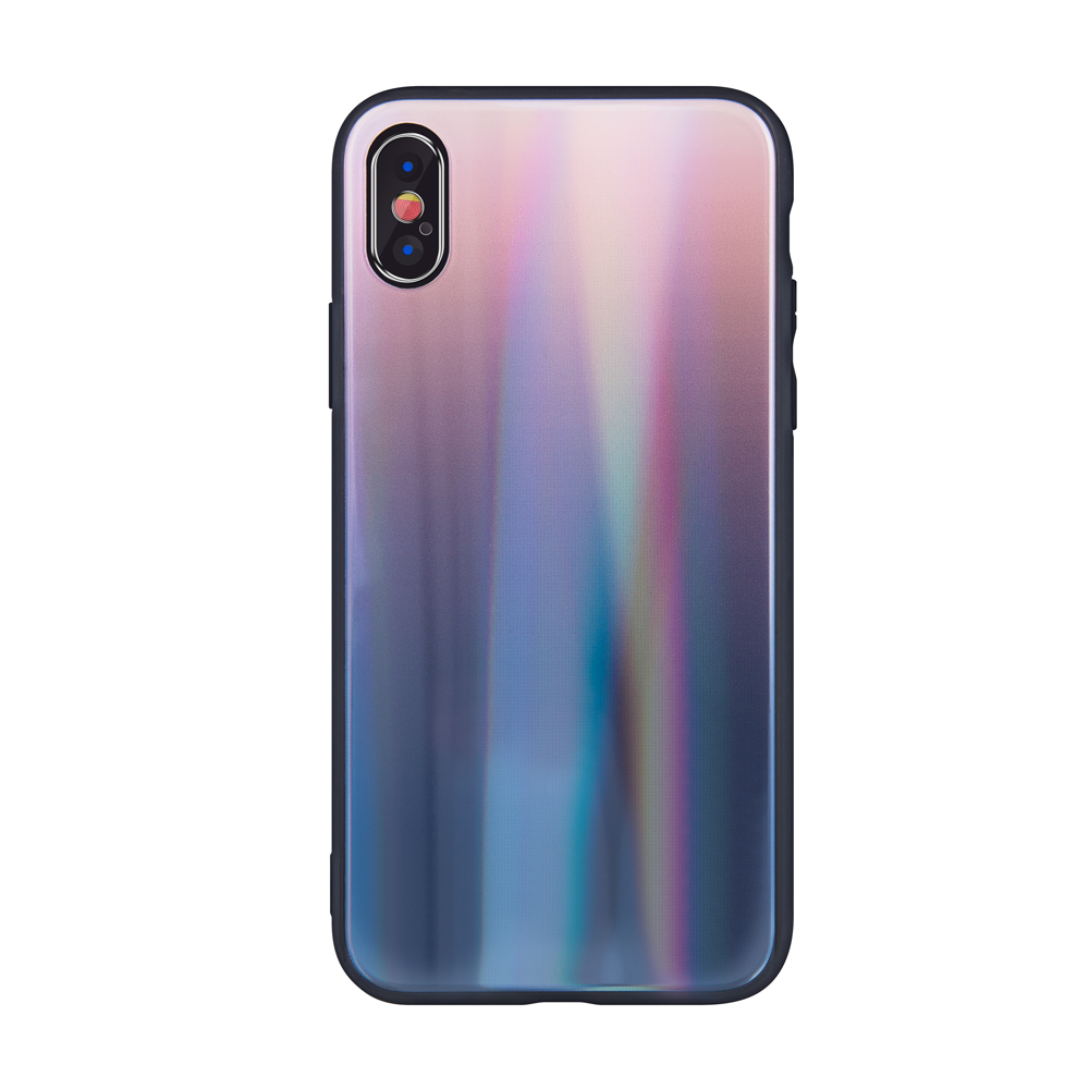 Nakadka Aurora Glass czarna Apple iPhone XS