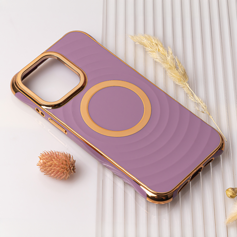 Nakadka Circle Glam Mag fioletowa Apple iPhone 16 / 5