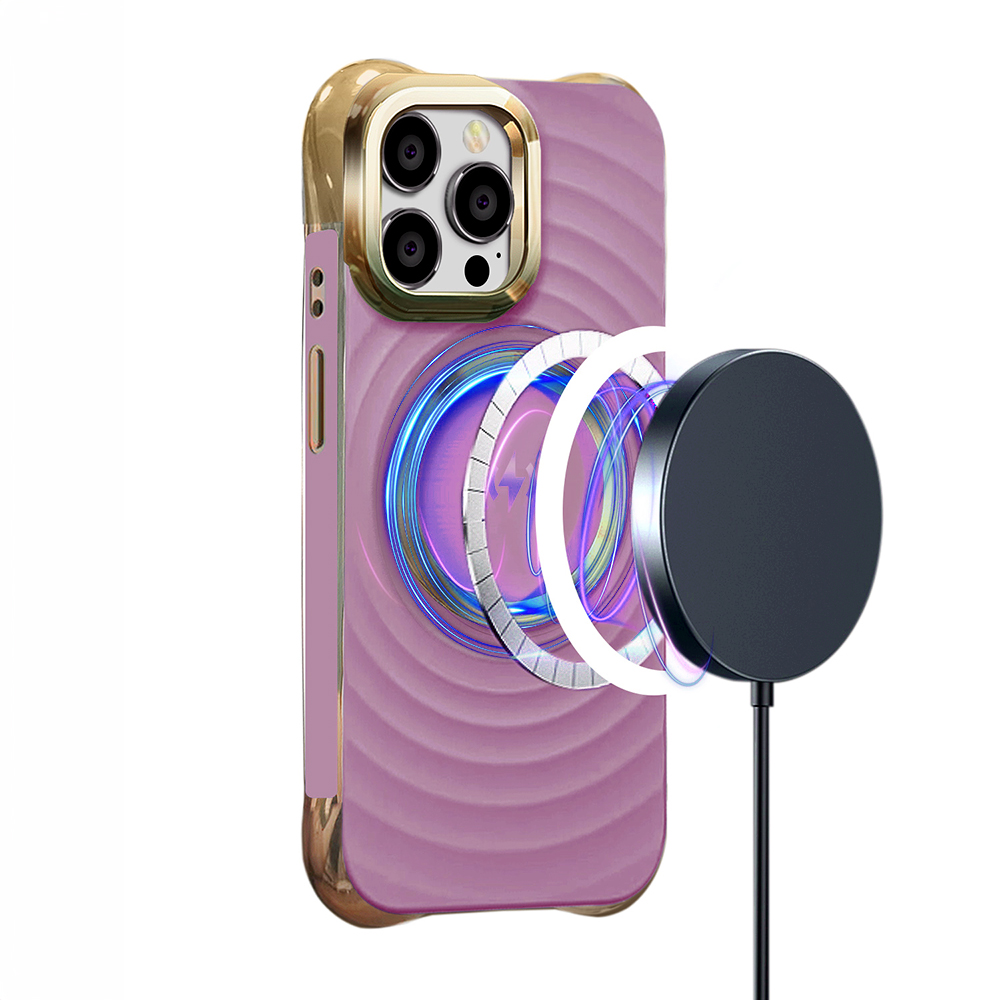 Nakadka Circle Glam Mag fioletowa Apple iPhone 16 Pro / 4