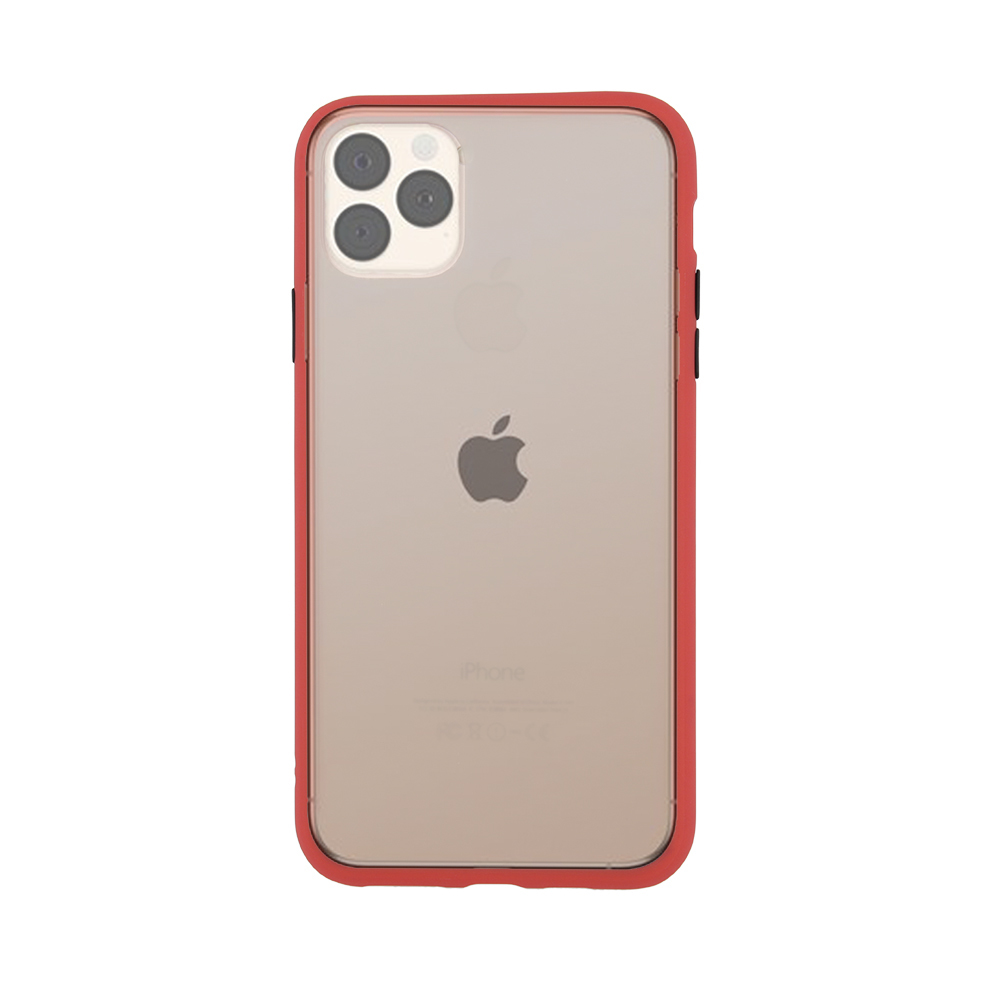 Nakadka colored buttons czerwona Apple iPhone XS / 2