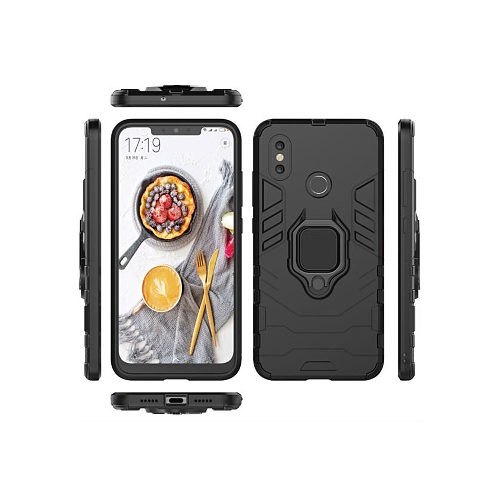 Nakadka Defender Armor czarna Oppo A16 / 6