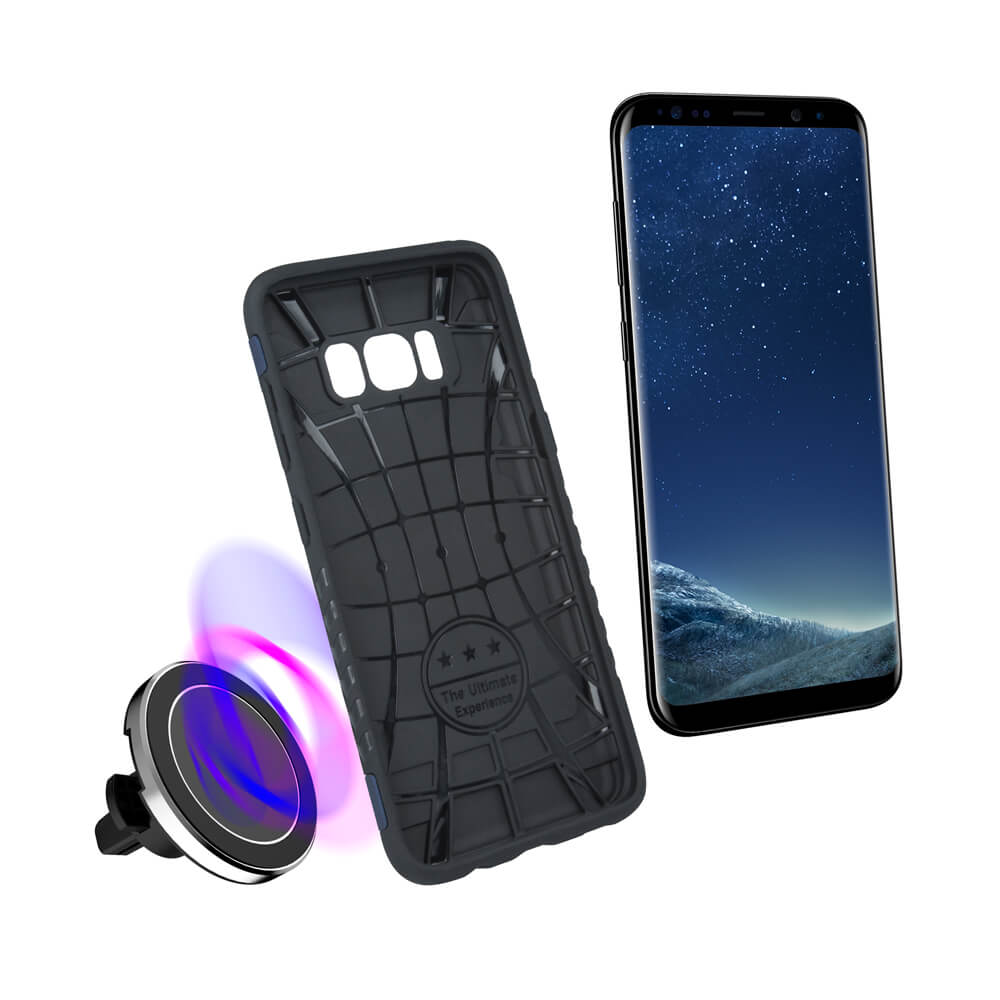 Nakadka Defender Magnetic niebieska Apple iPhone XS / 6