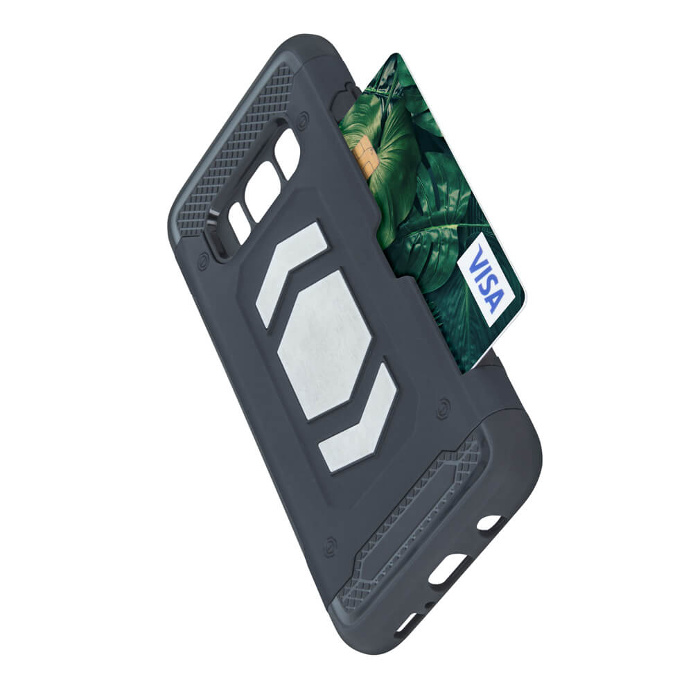 Nakadka Defender Magnetic czarna Samsung Galaxy A6 (2018) / 5