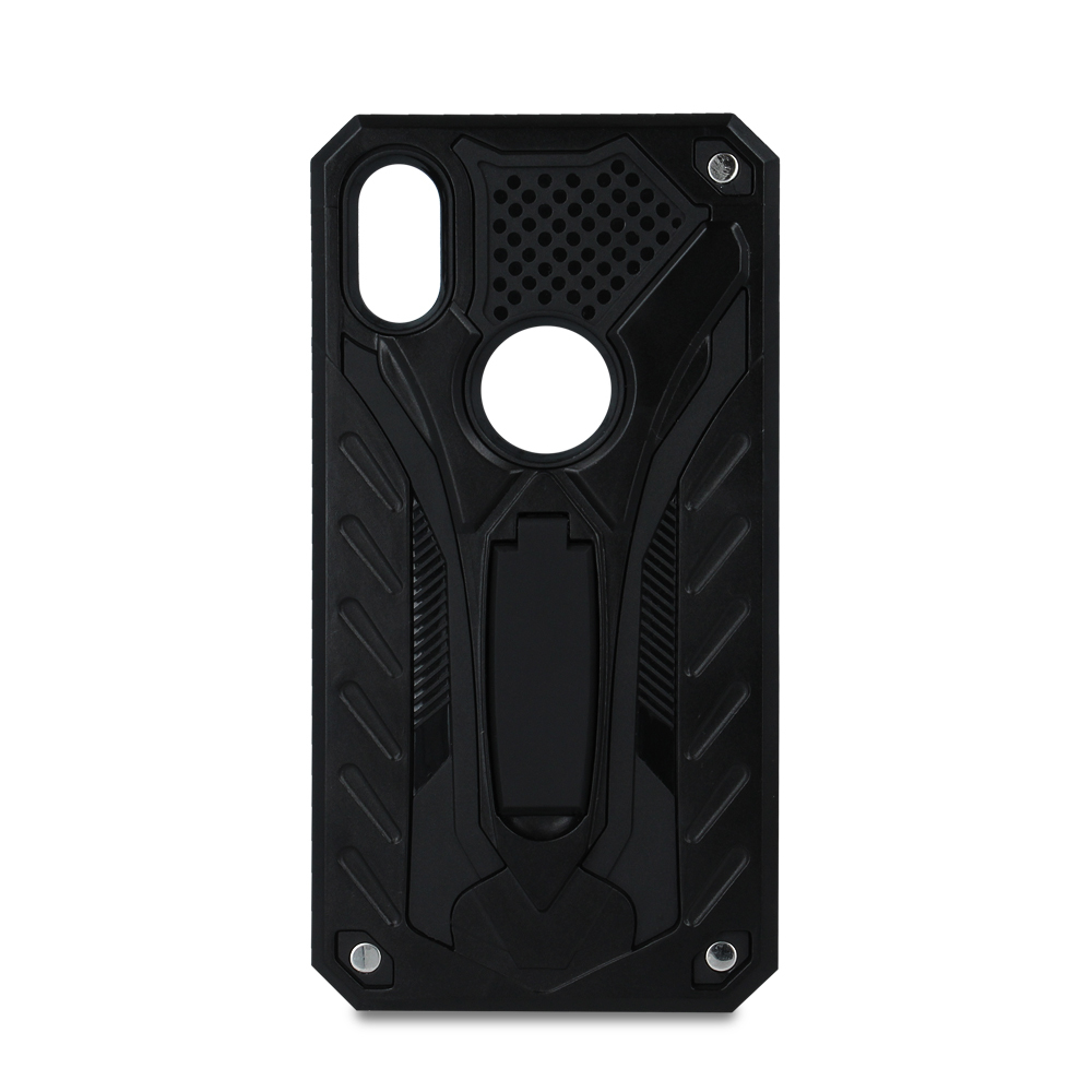 Nakadka Defender Stand czarna Samsung Galaxy J6 (2018)