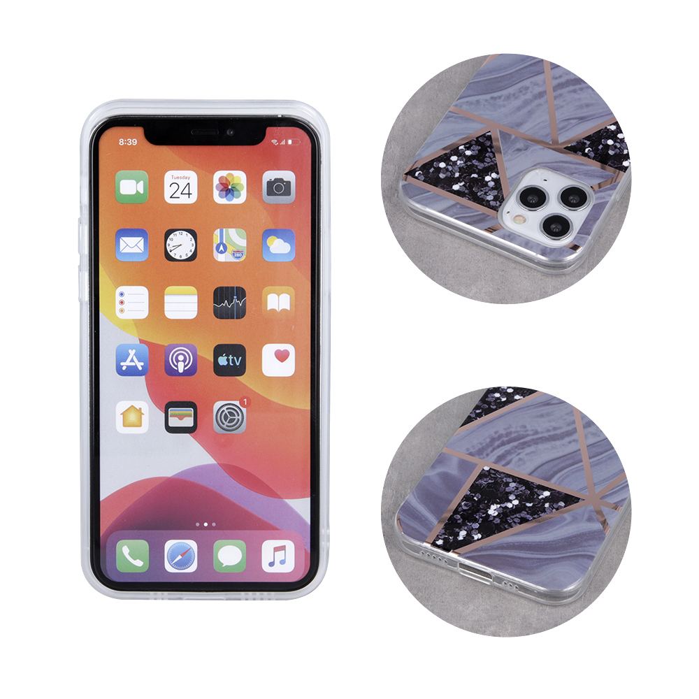 Nakadka Geometric Marmur Apple iPhone 12 Pro (6.1 cali) / 3