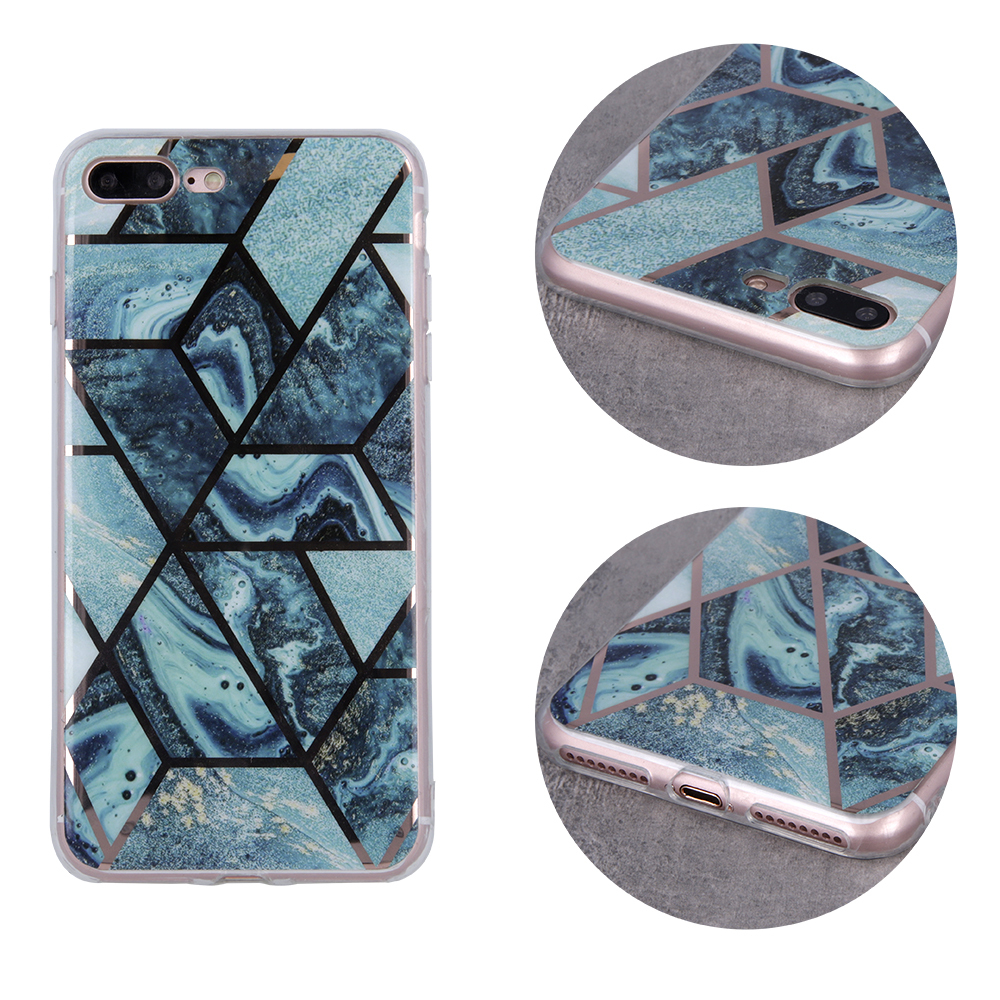 Nakadka Geometric Marmur niebieska Apple iPhone 6s / 3