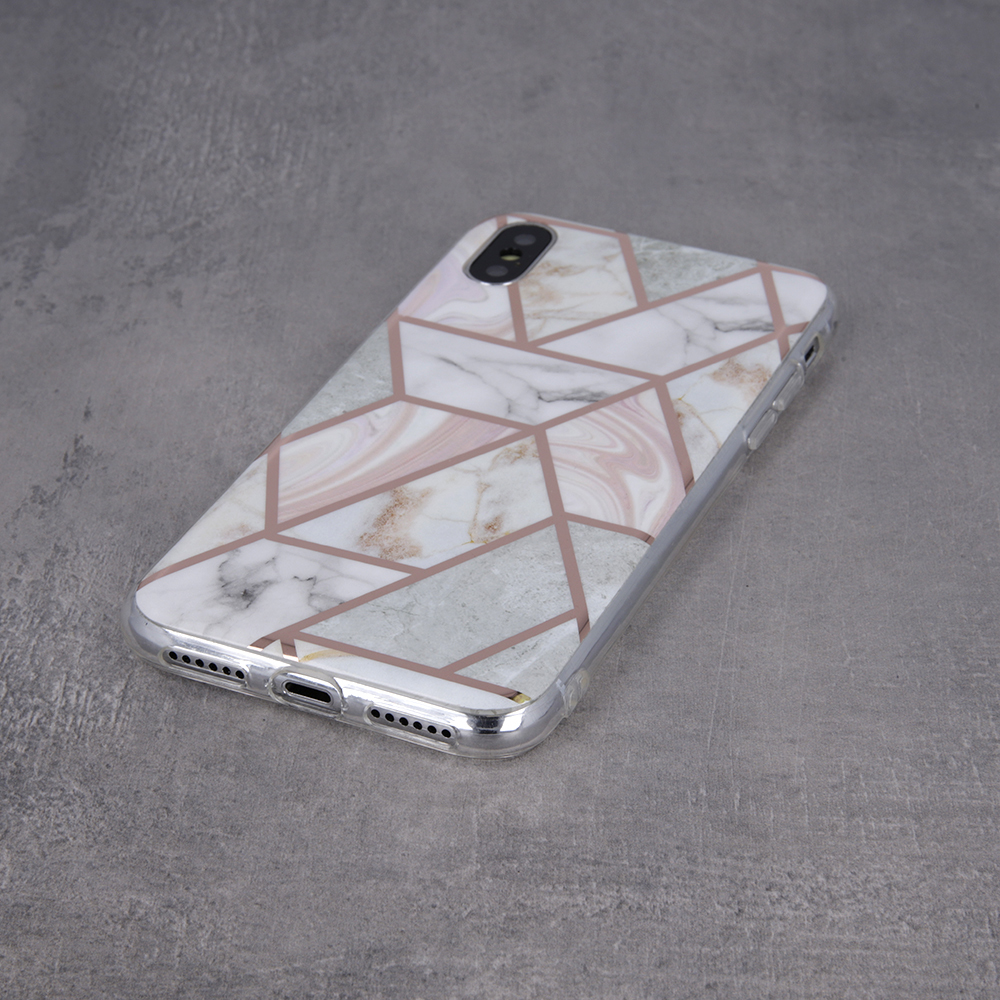 Nakadka Geometric Marmur rowa Apple iPhone 8 / 2