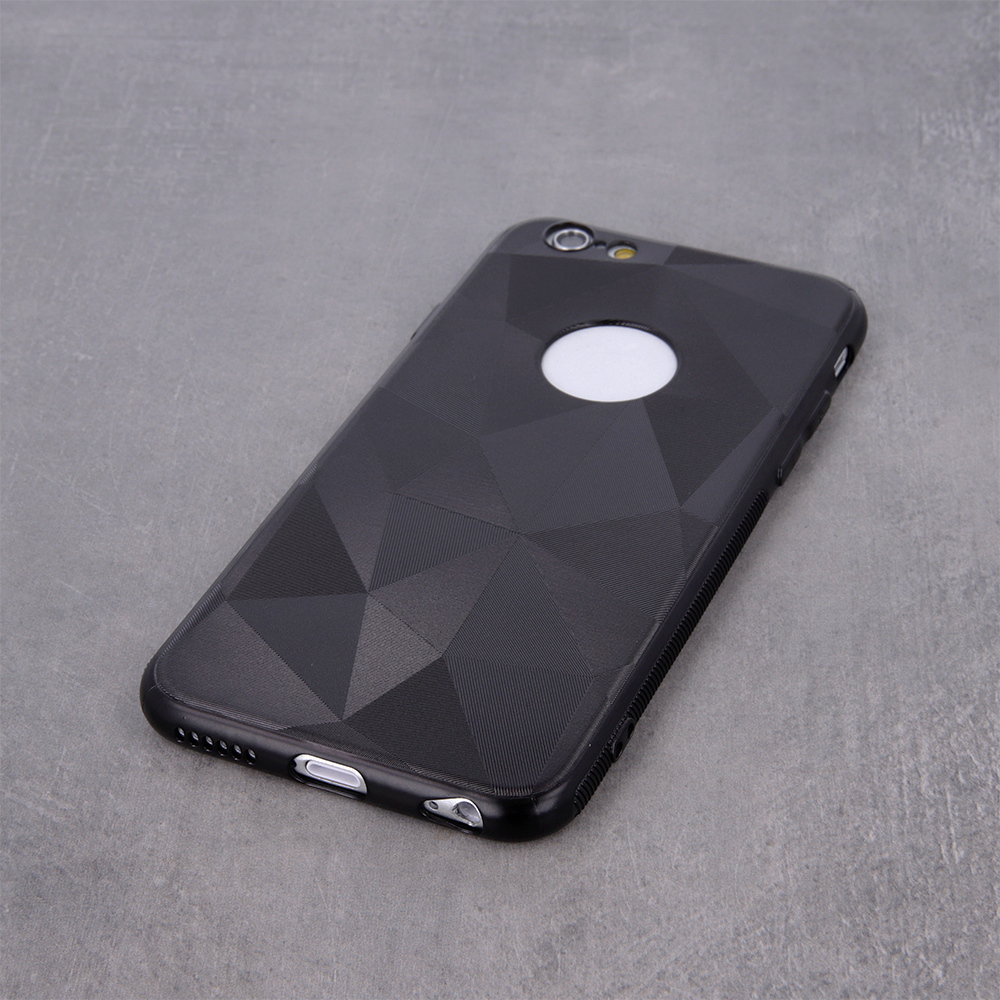 Nakadka Geometric Matt czarna Apple iPhone XS / 4