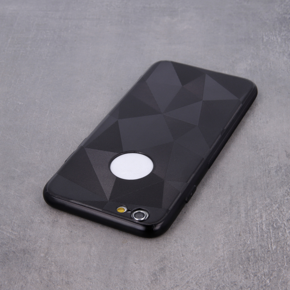 Nakadka Geometric Matt czarna Apple iPhone XS / 5